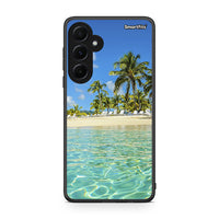 Thumbnail for Samsung Galaxy A55 Tropical Vibes Θήκη από τη Smartfits με σχέδιο στο πίσω μέρος και μαύρο περίβλημα | Smartphone case with colorful back and black bezels by Smartfits