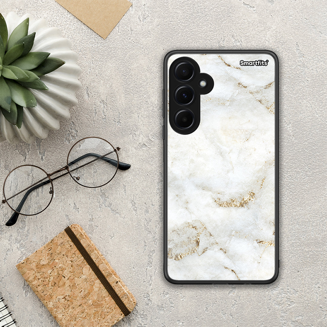 White Gold Marble - Samsung Galaxy A55 θήκη