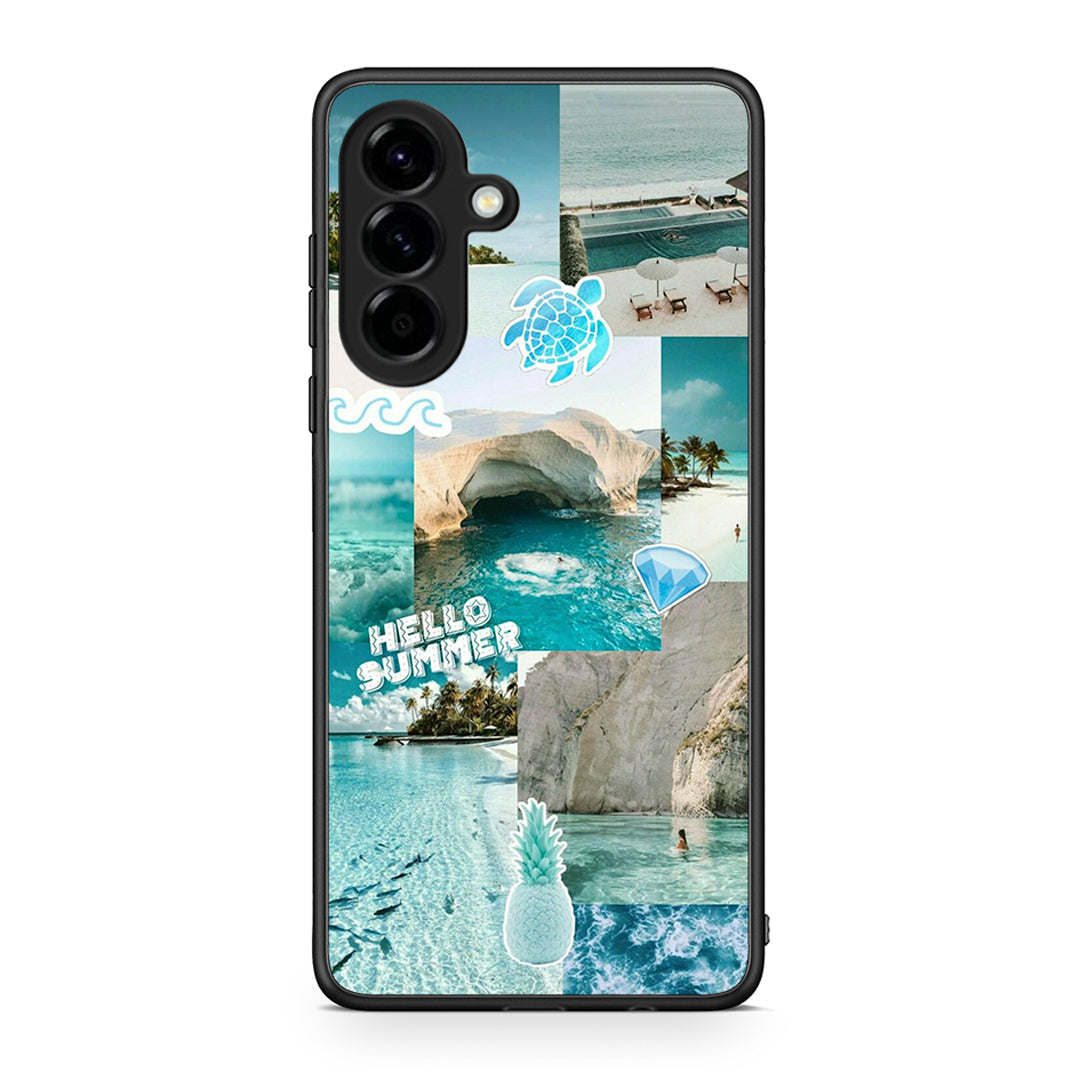 Samsung Galaxy A56 Aesthetic Summer Θήκη από τη Smartfits με σχέδιο στο πίσω μέρος και μαύρο περίβλημα | Smartphone case with colorful back and black bezels by Smartfits