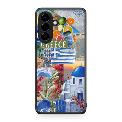 Samsung Galaxy A56 All Greek Θήκη από τη Smartfits με σχέδιο στο πίσω μέρος και μαύρο περίβλημα | Smartphone case with colorful back and black bezels by Smartfits