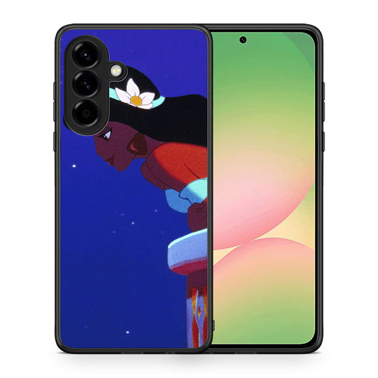 Θήκη Samsung Galaxy A56 Alladin And Jasmine Love 2 από τη Smartfits με σχέδιο στο πίσω μέρος και μαύρο περίβλημα | Samsung Galaxy A56 Alladin And Jasmine Love 2 case with colorful back and black bezels