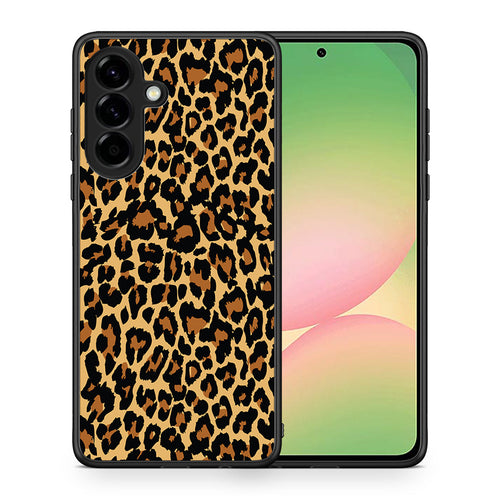 Θήκη Samsung Galaxy A56 Leopard Animal από τη Smartfits με σχέδιο στο πίσω μέρος και μαύρο περίβλημα | Samsung Galaxy A56 Leopard Animal case with colorful back and black bezels
