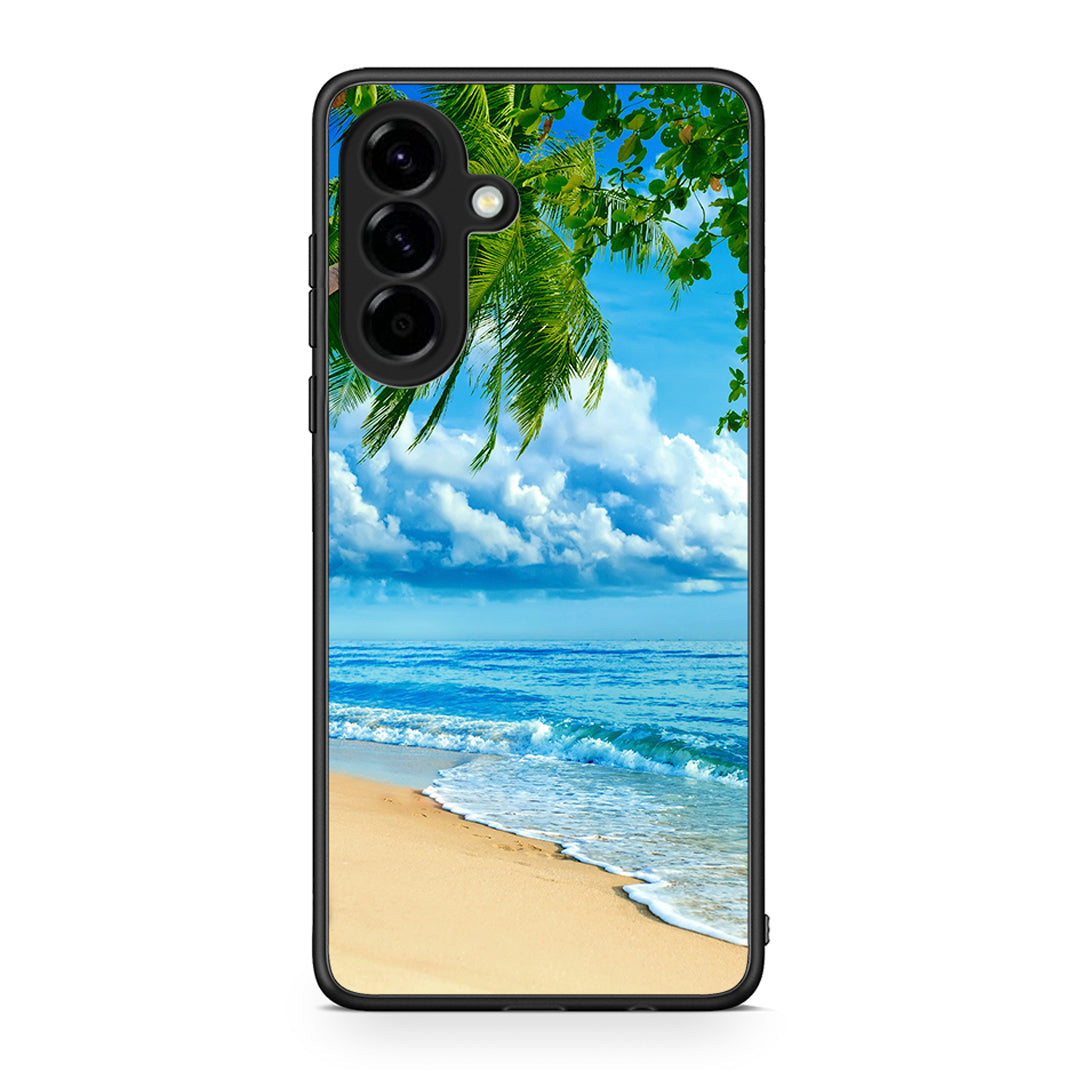 Samsung Galaxy A56 Beautiful Beach θήκη από τη Smartfits με σχέδιο στο πίσω μέρος και μαύρο περίβλημα | Smartphone case with colorful back and black bezels by Smartfits