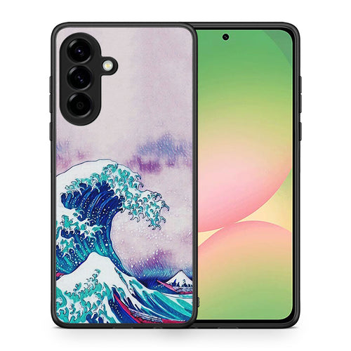 Θήκη Samsung Galaxy A56 Blue Waves από τη Smartfits με σχέδιο στο πίσω μέρος και μαύρο περίβλημα | Samsung Galaxy A56 Blue Waves case with colorful back and black bezels