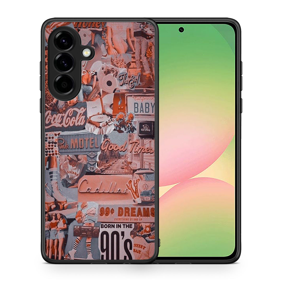 Θήκη Samsung Galaxy A56 Born In 90s από τη Smartfits με σχέδιο στο πίσω μέρος και μαύρο περίβλημα | Samsung Galaxy A56 Born In 90s case with colorful back and black bezels