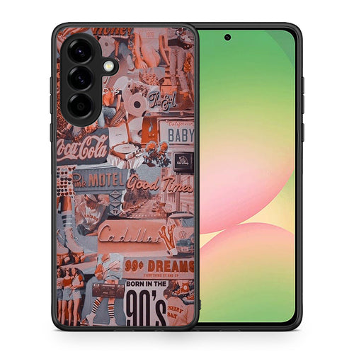 Θήκη Samsung Galaxy A56 Born In 90s από τη Smartfits με σχέδιο στο πίσω μέρος και μαύρο περίβλημα | Samsung Galaxy A56 Born In 90s case with colorful back and black bezels