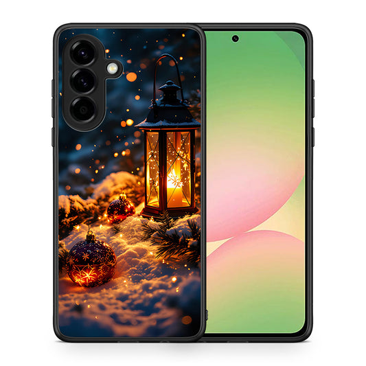 Θήκη Samsung Galaxy A56 Christmas Ornaments από τη Smartfits με σχέδιο στο πίσω μέρος και μαύρο περίβλημα | Samsung Galaxy A56 Christmas Ornaments case with colorful back and black bezels