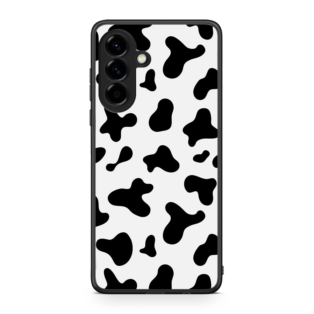 Samsung Galaxy A56 Cow Print θήκη από τη Smartfits με σχέδιο στο πίσω μέρος και μαύρο περίβλημα | Smartphone case with colorful back and black bezels by Smartfits