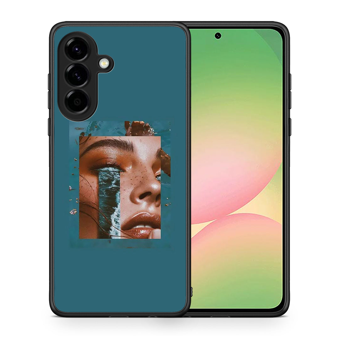 Θήκη Samsung Galaxy A56 Cry An Ocean από τη Smartfits με σχέδιο στο πίσω μέρος και μαύρο περίβλημα | Samsung Galaxy A56 Cry An Ocean case with colorful back and black bezels