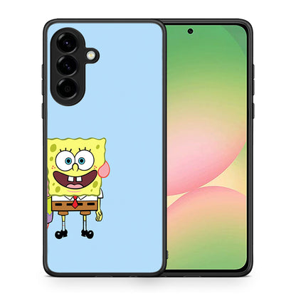 Θήκη Samsung Galaxy A56 Friends Bob από τη Smartfits με σχέδιο στο πίσω μέρος και μαύρο περίβλημα | Samsung Galaxy A56 Friends Bob case with colorful back and black bezels