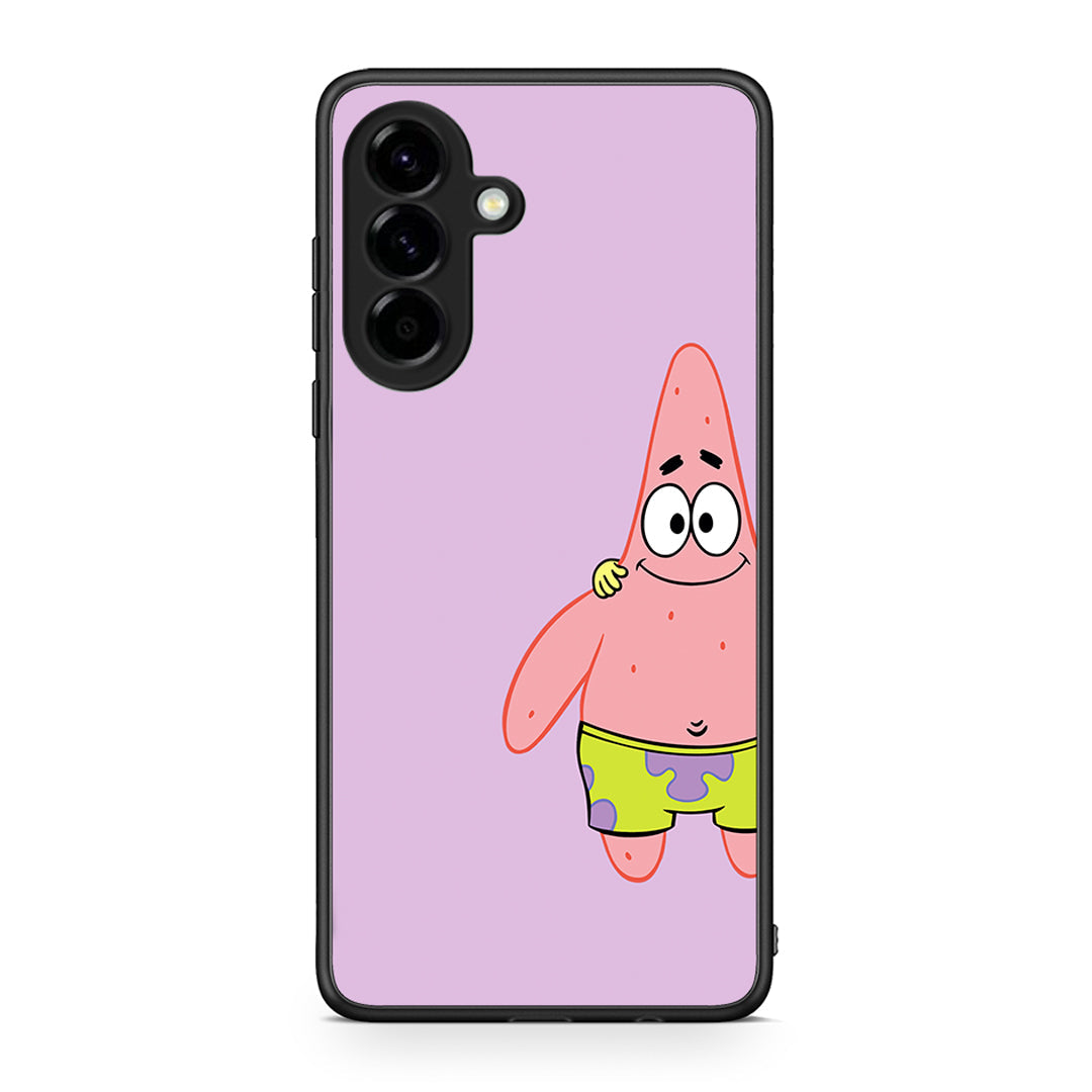 Samsung Galaxy A56 Friends Patrick θήκη από τη Smartfits με σχέδιο στο πίσω μέρος και μαύρο περίβλημα | Smartphone case with colorful back and black bezels by Smartfits