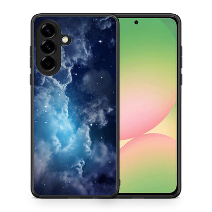 Θήκη Samsung Galaxy A56 Blue Sky Galaxy από τη Smartfits με σχέδιο στο πίσω μέρος και μαύρο περίβλημα | Samsung Galaxy A56 Blue Sky Galaxy case with colorful back and black bezels