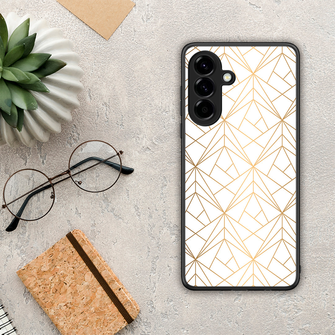 Geometric Luxury White - Samsung Galaxy A56 θήκη