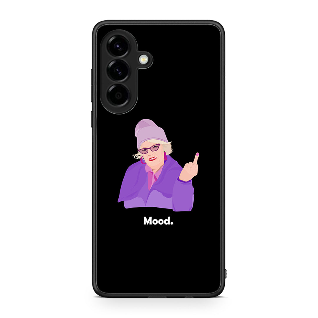 Samsung Galaxy A56 Grandma Mood Black θήκη από τη Smartfits με σχέδιο στο πίσω μέρος και μαύρο περίβλημα | Smartphone case with colorful back and black bezels by Smartfits