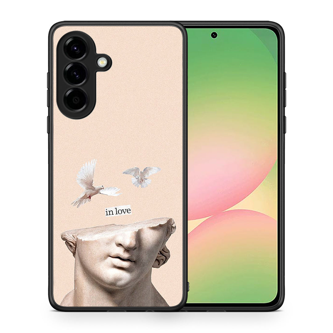 Θήκη Samsung Galaxy A56 In Love από τη Smartfits με σχέδιο στο πίσω μέρος και μαύρο περίβλημα | Samsung Galaxy A56 In Love case with colorful back and black bezels