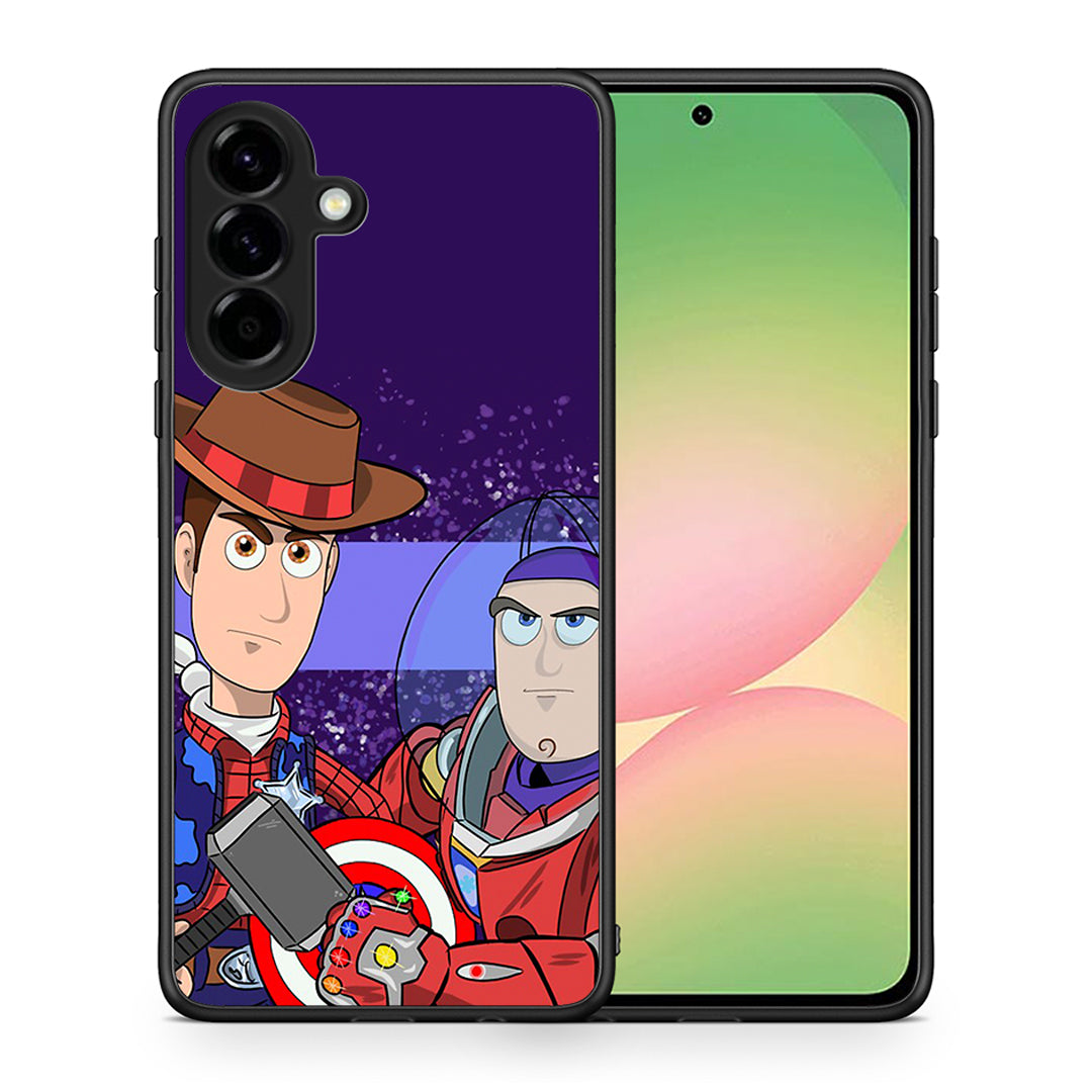 Θήκη Samsung Galaxy A56 Infinity Story από τη Smartfits με σχέδιο στο πίσω μέρος και μαύρο περίβλημα | Samsung Galaxy A56 Infinity Story case with colorful back and black bezels