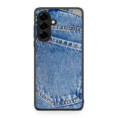 Samsung Galaxy A56 Jeans Pocket θήκη από τη Smartfits με σχέδιο στο πίσω μέρος και μαύρο περίβλημα | Smartphone case with colorful back and black bezels by Smartfits