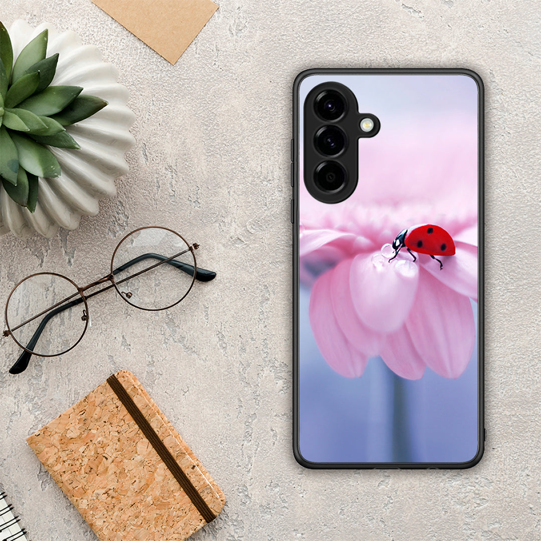 Ladybug Flower - Samsung Galaxy A56 θήκη