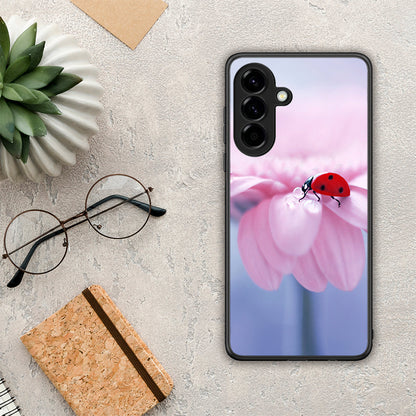 Ladybug Flower - Samsung Galaxy A56 θήκη
