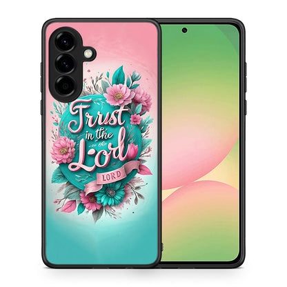 Θήκη Samsung Galaxy A56 Lord Trust από τη Smartfits με σχέδιο στο πίσω μέρος και μαύρο περίβλημα | Samsung Galaxy A56 Lord Trust case with colorful back and black bezels