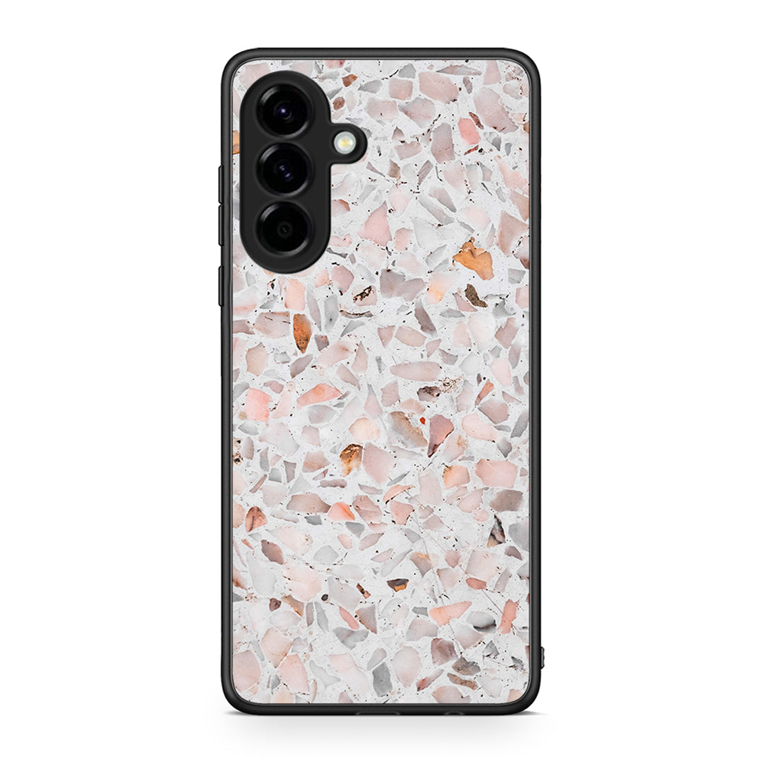 Samsung Galaxy A56 Marble Terrazzo θήκη από τη Smartfits με σχέδιο στο πίσω μέρος και μαύρο περίβλημα | Smartphone case with colorful back and black bezels by Smartfits