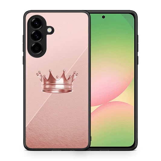 Θήκη Samsung Galaxy A56 Crown Minimal από τη Smartfits με σχέδιο στο πίσω μέρος και μαύρο περίβλημα | Samsung Galaxy A56 Crown Minimal case with colorful back and black bezels