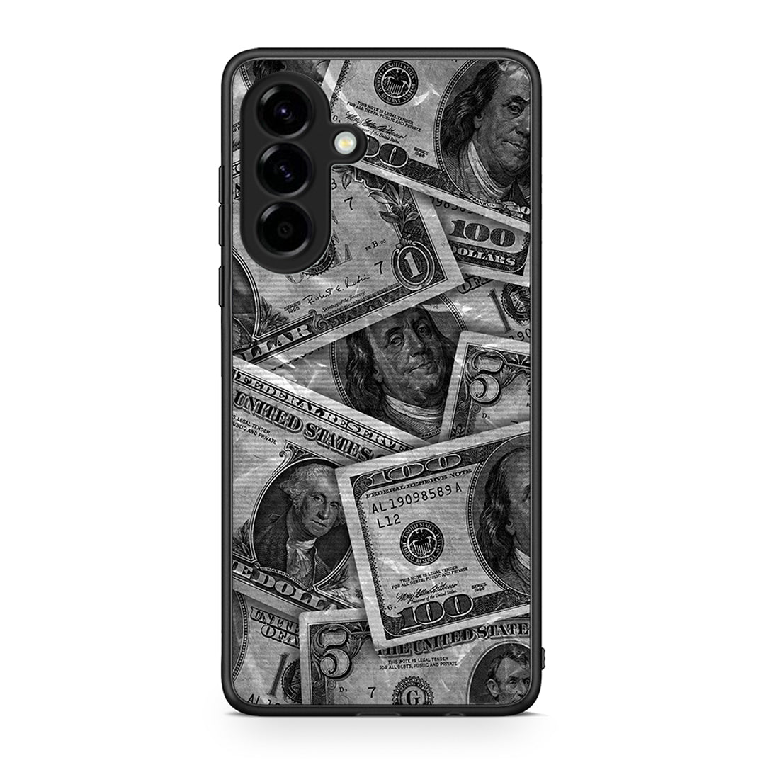 Samsung Galaxy A56 Money Dollars θήκη από τη Smartfits με σχέδιο στο πίσω μέρος και μαύρο περίβλημα | Smartphone case with colorful back and black bezels by Smartfits