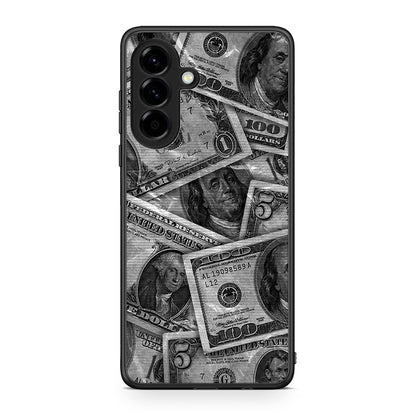Samsung Galaxy A56 Money Dollars θήκη από τη Smartfits με σχέδιο στο πίσω μέρος και μαύρο περίβλημα | Smartphone case with colorful back and black bezels by Smartfits