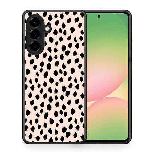 Θήκη Samsung Galaxy A56 New Polka Dots από τη Smartfits με σχέδιο στο πίσω μέρος και μαύρο περίβλημα | Samsung Galaxy A56 New Polka Dots case with colorful back and black bezels