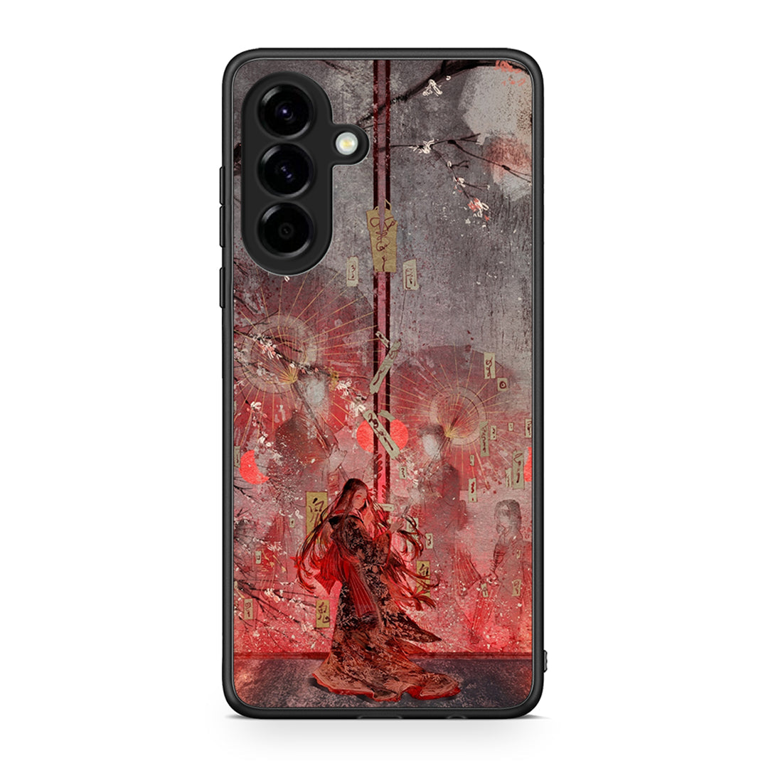 Samsung Galaxy A56 Nezuko Kamado θήκη από τη Smartfits με σχέδιο στο πίσω μέρος και μαύρο περίβλημα | Smartphone case with colorful back and black bezels by Smartfits