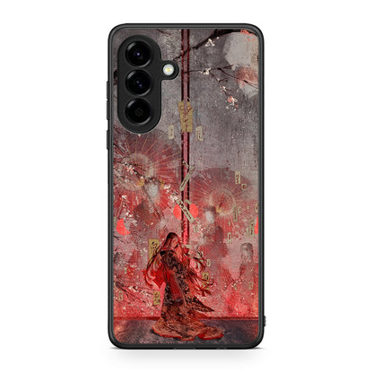 Samsung Galaxy A56 Nezuko Kamado θήκη από τη Smartfits με σχέδιο στο πίσω μέρος και μαύρο περίβλημα | Smartphone case with colorful back and black bezels by Smartfits