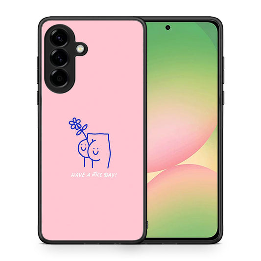 Θήκη Samsung Galaxy A56 Nice Day από τη Smartfits με σχέδιο στο πίσω μέρος και μαύρο περίβλημα | Samsung Galaxy A56 Nice Day case with colorful back and black bezels