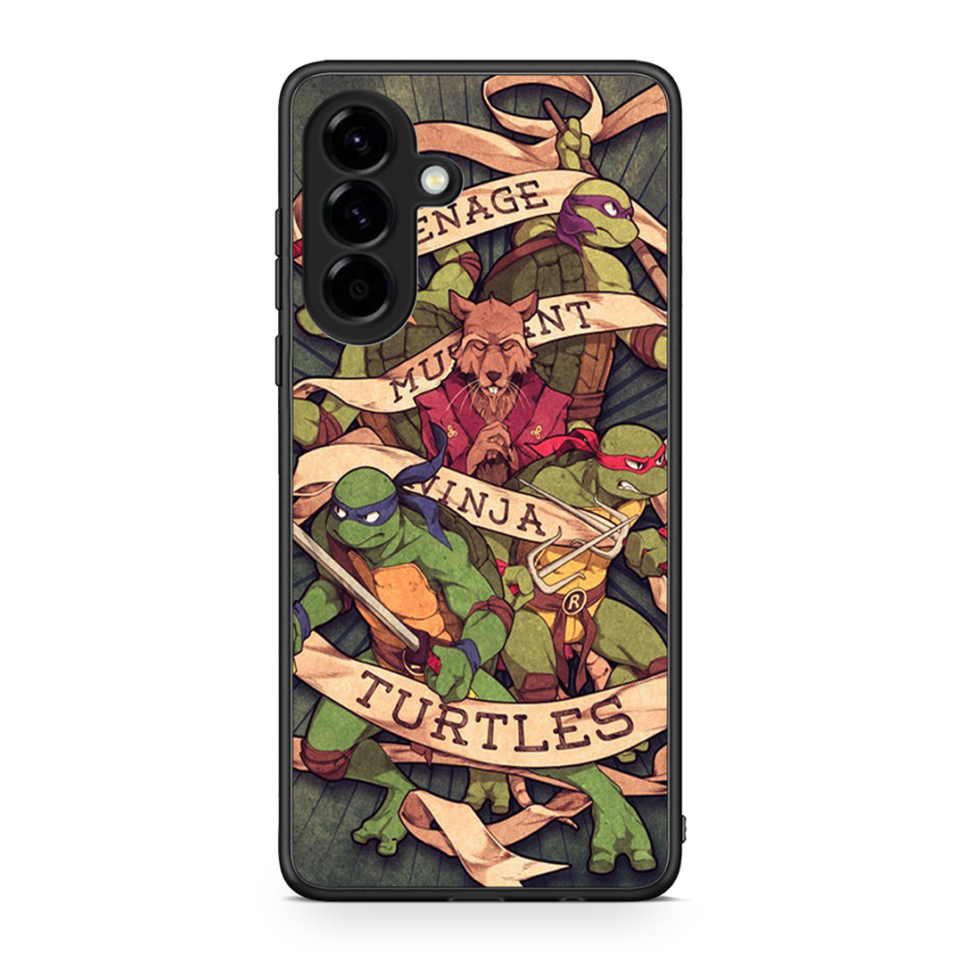 Samsung Galaxy A56 Ninja Turtles θήκη από τη Smartfits με σχέδιο στο πίσω μέρος και μαύρο περίβλημα | Smartphone case with colorful back and black bezels by Smartfits