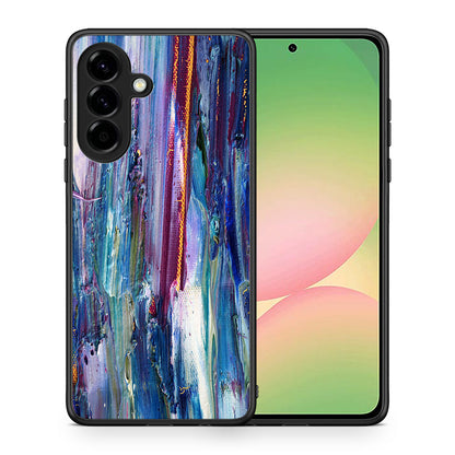 Θήκη Samsung Galaxy A56 Winter Paint από τη Smartfits με σχέδιο στο πίσω μέρος και μαύρο περίβλημα | Samsung Galaxy A56 Winter Paint case with colorful back and black bezels