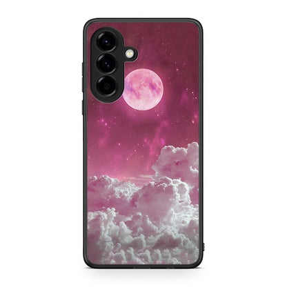 Samsung Galaxy A56 Pink Moon Θήκη από τη Smartfits με σχέδιο στο πίσω μέρος και μαύρο περίβλημα | Smartphone case with colorful back and black bezels by Smartfits