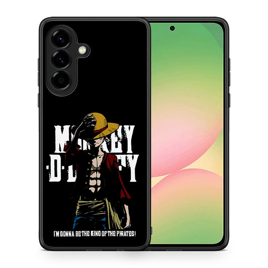 Θήκη Samsung Galaxy A56 Pirate King από τη Smartfits με σχέδιο στο πίσω μέρος και μαύρο περίβλημα | Samsung Galaxy A56 Pirate King case with colorful back and black bezels