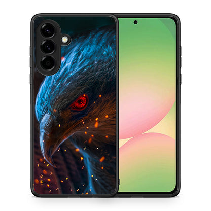 Θήκη Samsung Galaxy A56 Eagle PopArt από τη Smartfits με σχέδιο στο πίσω μέρος και μαύρο περίβλημα | Samsung Galaxy A56 Eagle PopArt case with colorful back and black bezels