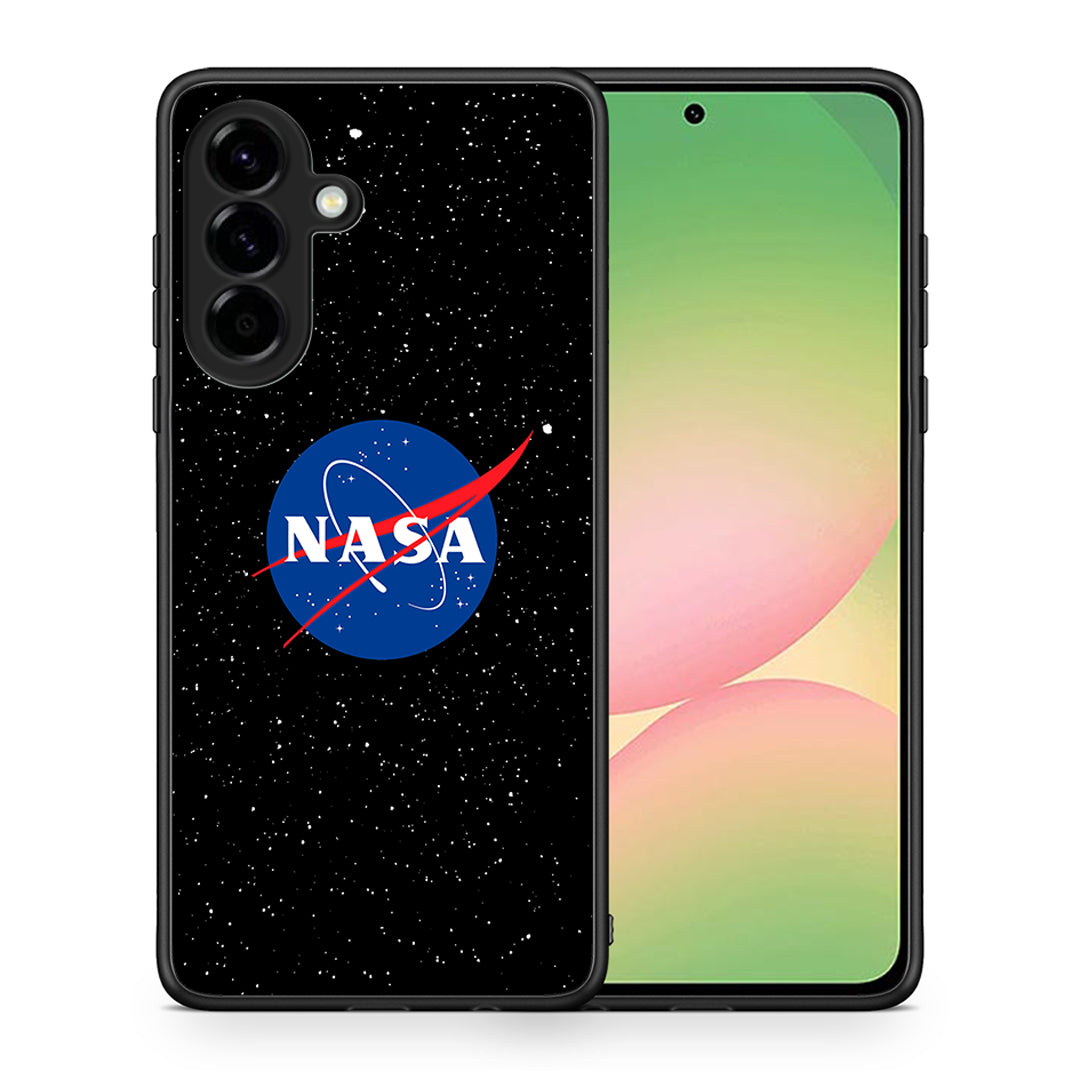 Θήκη Samsung Galaxy A56 NASA PopArt από τη Smartfits με σχέδιο στο πίσω μέρος και μαύρο περίβλημα | Samsung Galaxy A56 NASA PopArt case with colorful back and black bezels