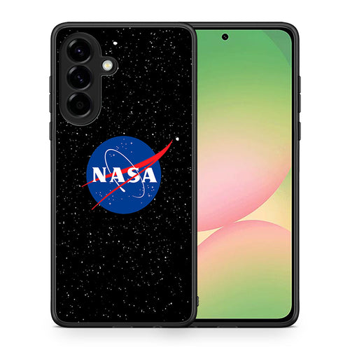Θήκη Samsung Galaxy A56 NASA PopArt από τη Smartfits με σχέδιο στο πίσω μέρος και μαύρο περίβλημα | Samsung Galaxy A56 NASA PopArt case with colorful back and black bezels