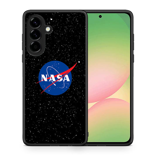 Θήκη Samsung Galaxy A56 NASA PopArt από τη Smartfits με σχέδιο στο πίσω μέρος και μαύρο περίβλημα | Samsung Galaxy A56 NASA PopArt case with colorful back and black bezels
