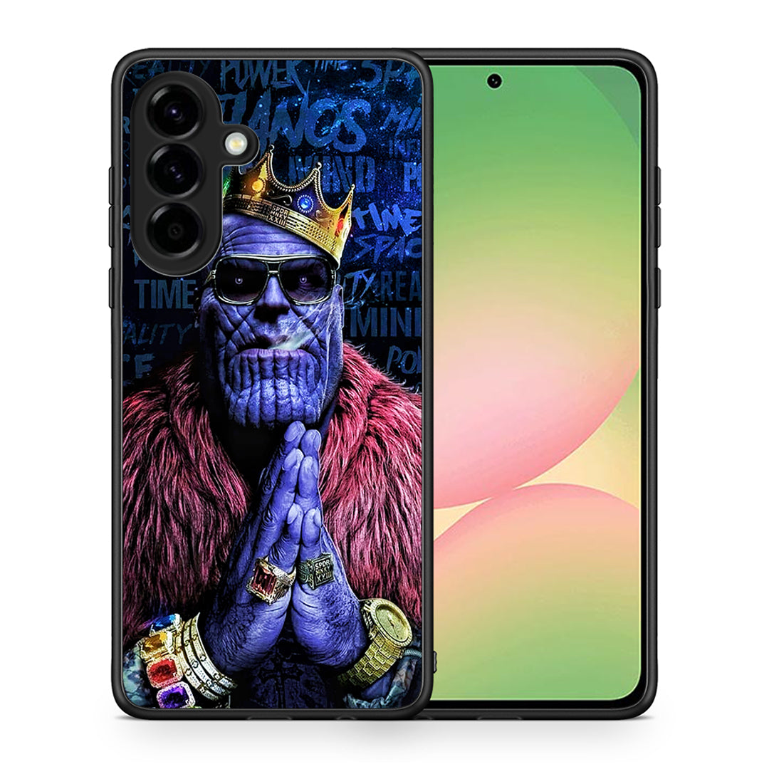 Θήκη Samsung Galaxy A56 Thanos PopArt από τη Smartfits με σχέδιο στο πίσω μέρος και μαύρο περίβλημα | Samsung Galaxy A56 Thanos PopArt case with colorful back and black bezels