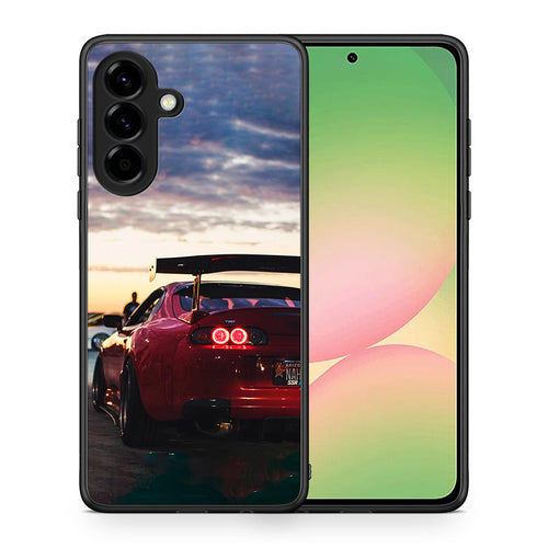 Θήκη Samsung Galaxy A56 Racing Supra από τη Smartfits με σχέδιο στο πίσω μέρος και μαύρο περίβλημα | Samsung Galaxy A56 Racing Supra case with colorful back and black bezels
