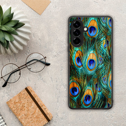 Real Peacock Feathers - Samsung Galaxy A56 θήκη