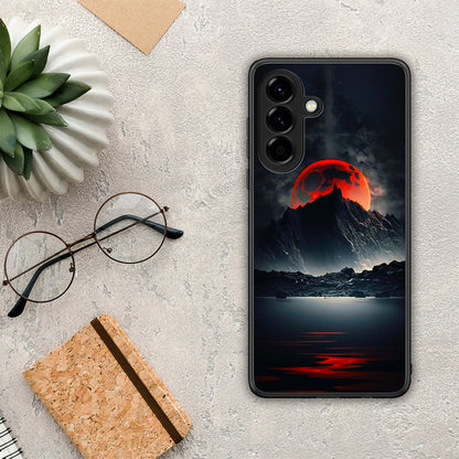 Red Full Moon - Samsung Galaxy A56 θήκη
