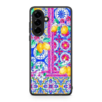 Samsung Galaxy A56 Retro Spring θήκη από τη Smartfits με σχέδιο στο πίσω μέρος και μαύρο περίβλημα | Smartphone case with colorful back and black bezels by Smartfits