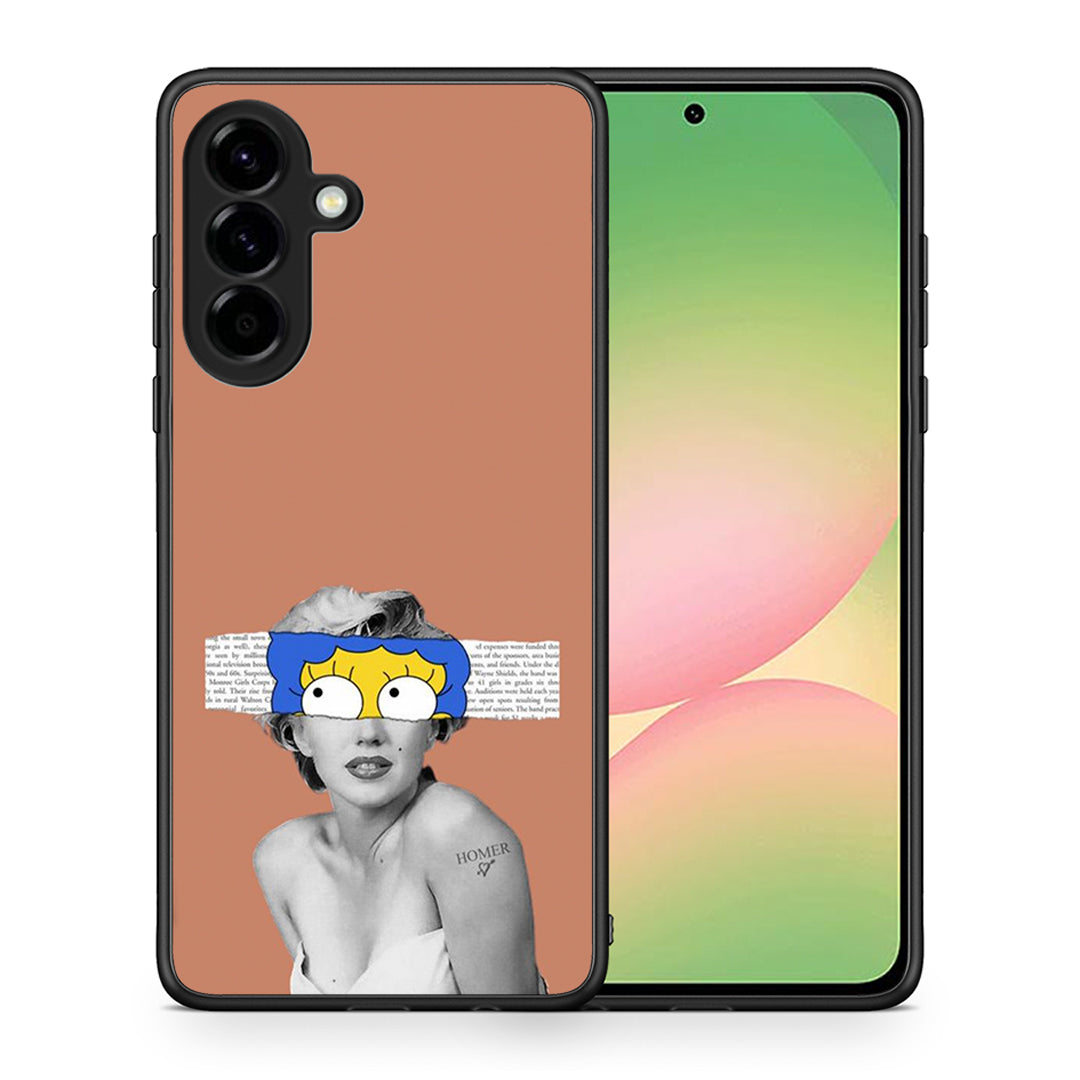 Θήκη Samsung Galaxy A56 Sim Merilyn από τη Smartfits με σχέδιο στο πίσω μέρος και μαύρο περίβλημα | Samsung Galaxy A56 Sim Merilyn case with colorful back and black bezels