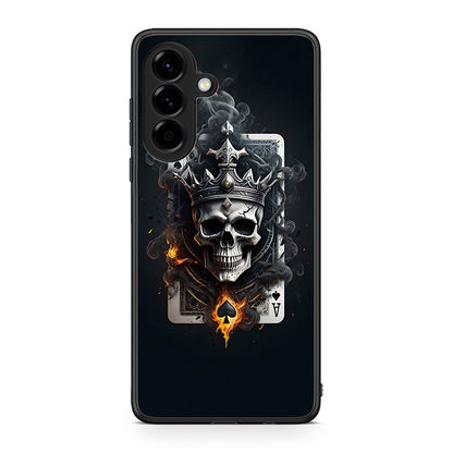 Samsung Galaxy A56 Skull King Ace θήκη από τη Smartfits με σχέδιο στο πίσω μέρος και μαύρο περίβλημα | Smartphone case with colorful back and black bezels by Smartfits