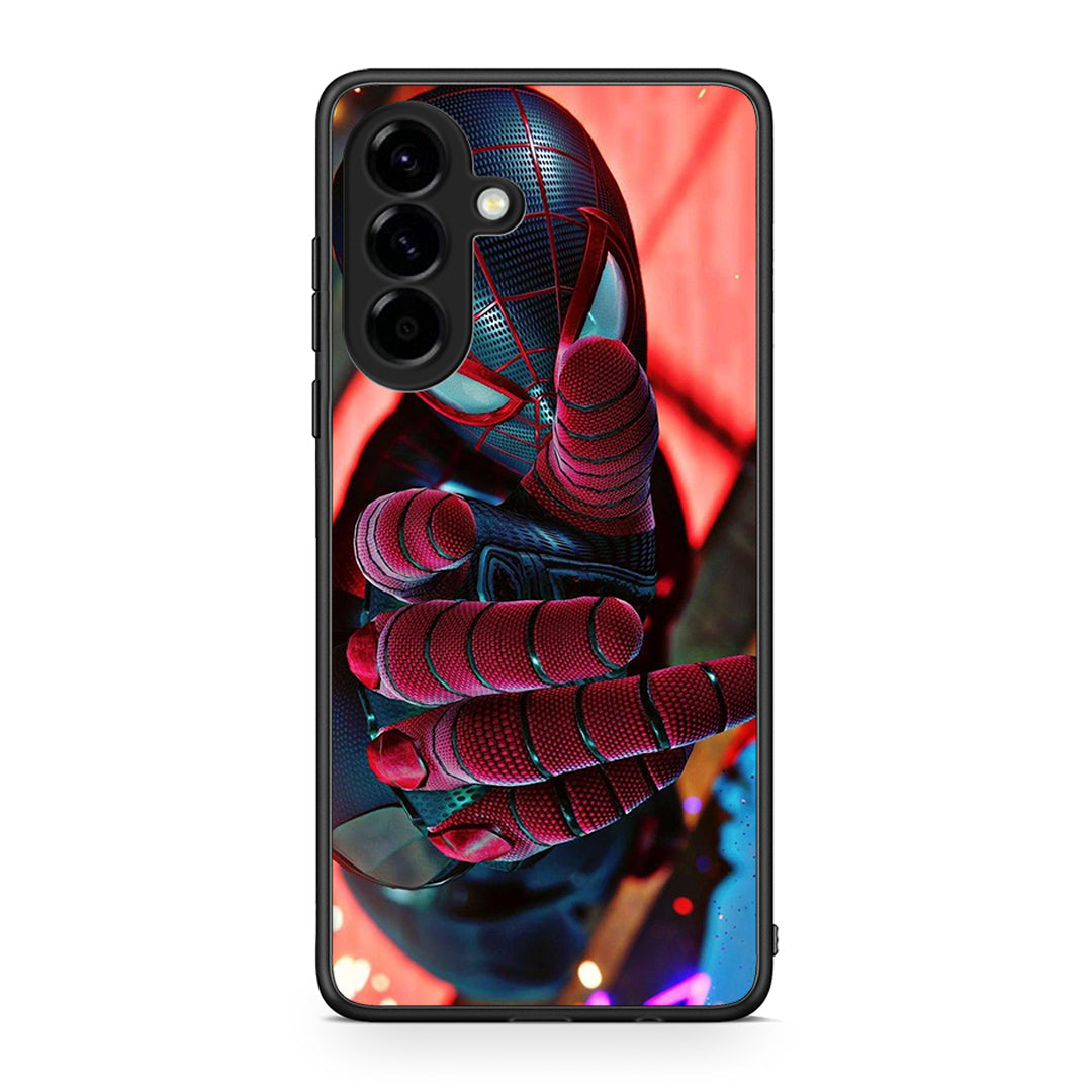 Samsung Galaxy A56 Spider Hand Θήκη από τη Smartfits με σχέδιο στο πίσω μέρος και μαύρο περίβλημα | Smartphone case with colorful back and black bezels by Smartfits