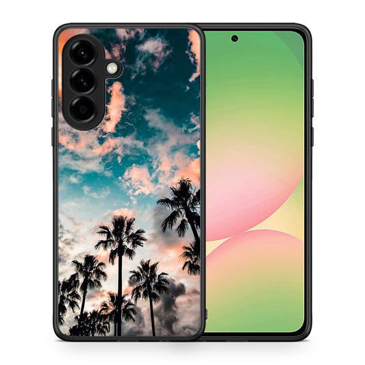 Θήκη Samsung Galaxy A56 Sky Summer από τη Smartfits με σχέδιο στο πίσω μέρος και μαύρο περίβλημα | Samsung Galaxy A56 Sky Summer case with colorful back and black bezels