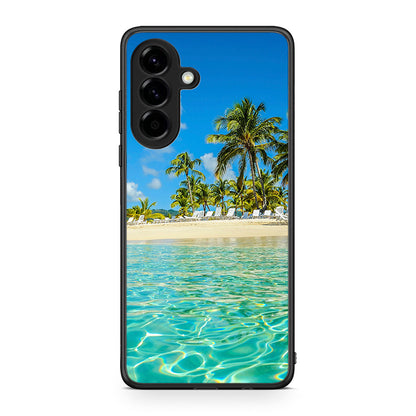 Samsung Galaxy A56 Tropical Vibes Θήκη από τη Smartfits με σχέδιο στο πίσω μέρος και μαύρο περίβλημα | Smartphone case with colorful back and black bezels by Smartfits